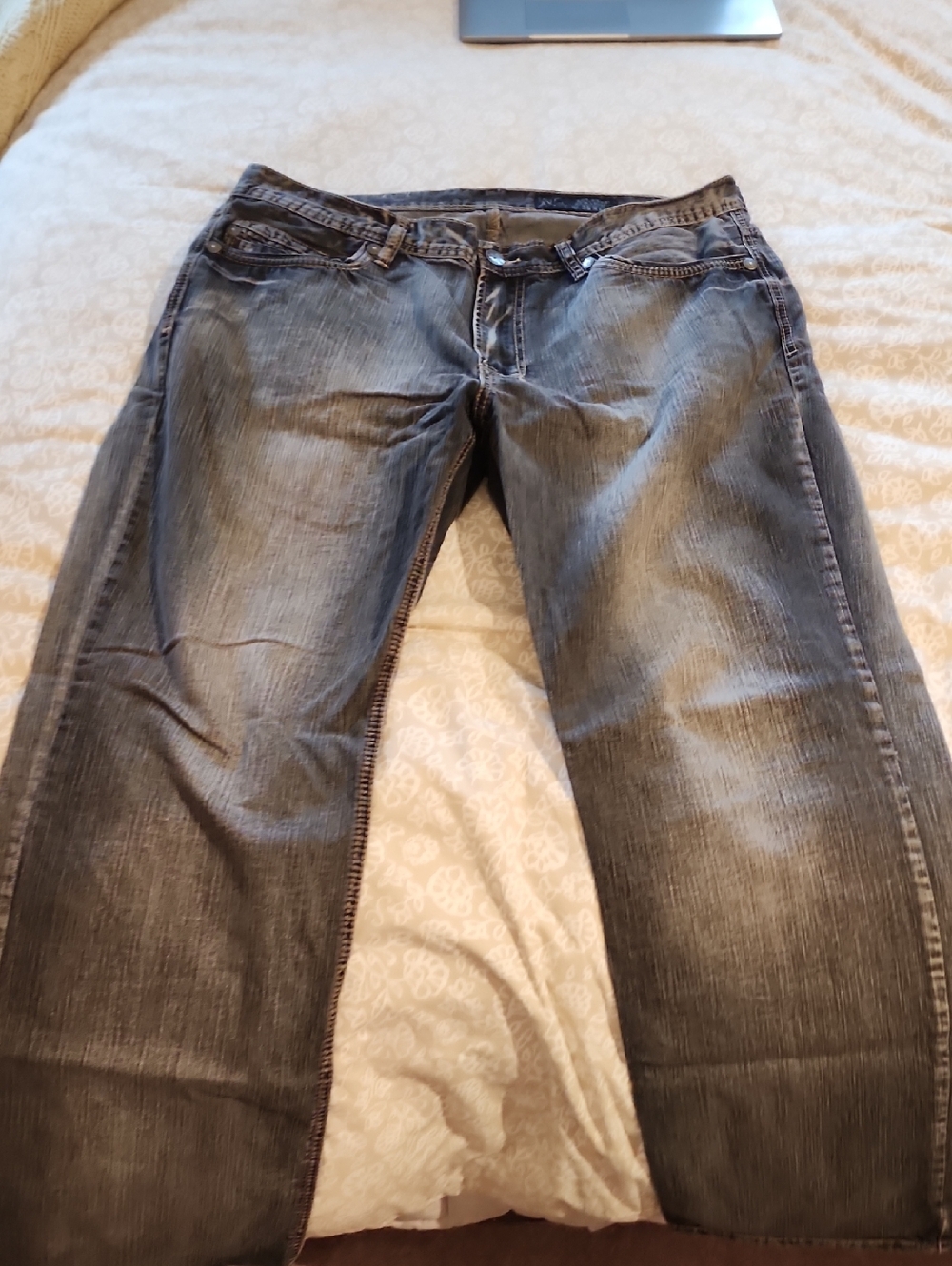 Relaxed Fit Men's Jeans - Gray